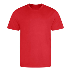 Just Cool JC001 környakas sport férfi póló Just Cool, Fire Red-2XL