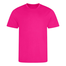 Just Cool JC001 környakas sport férfi póló Just Cool, Hyper Pink-2XL