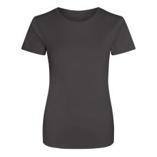 Just Cool JC005 környakas Női sport póló Just Cool, Charcoal-M