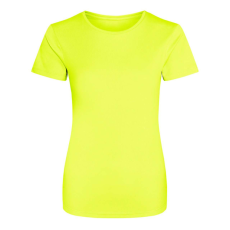 Just Cool JC005 környakas Női sport póló Just Cool, Electric Yellow-M