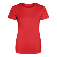 Just Cool JC005 környakas Női sport póló Just Cool, Fire Red-4XL