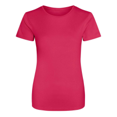 Just Cool JC005 környakas Női sport póló Just Cool, Hot Pink-S