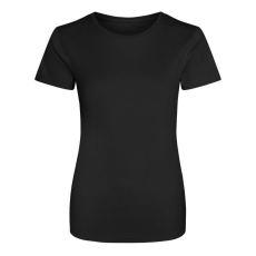 Just Cool JC005 környakas Női sport póló Just Cool, Jet Black-3XL