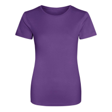 Just Cool JC005 környakas Női sport póló Just Cool, Purple-XS