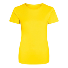 Just Cool JC005 környakas Női sport póló Just Cool, Sun Yellow-M