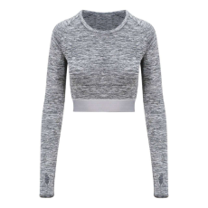 Just Cool JC039 WOMEN'S LONG SLEEVE CROP T L