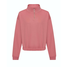 Just Hoods AWJH037 WOMEN'S CROPPED 1/4 ZIP SWEAT S munkaruha