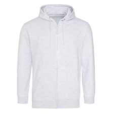 Just Hoods cipzáros kapucnis férfi pulóver AWJH050, Ash-S férfi pulóver, kardigán