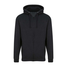 Just Hoods cipzáros kapucnis férfi pulóver AWJH050, Black Smoke-L