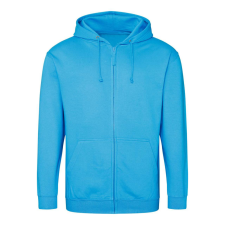 Just Hoods cipzáros kapucnis férfi pulóver AWJH050, Hawaiian Blue-S férfi pulóver, kardigán