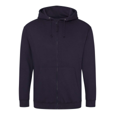 Just Hoods cipzáros kapucnis férfi pulóver AWJH050, Oxford Navy-M