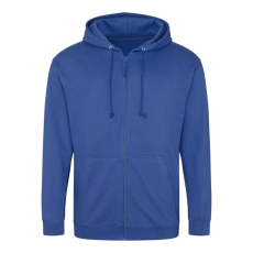 Just Hoods cipzáros kapucnis férfi pulóver AWJH050, Royal Blue-M