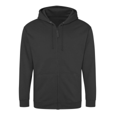 Just Hoods cipzáros kapucnis férfi pulóver AWJH050, Storm Grey-2XL