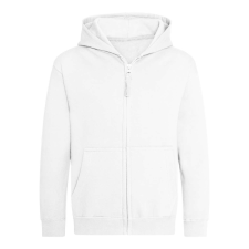 Just Hoods Gyerek cipzáras kapucnis pulóver AWJH050J, Arctic White-12/13 gyerek pulóver, kardigán
