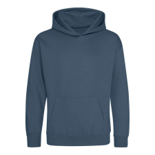 Just Hoods Gyerek kapucnis pulóver AWJH001J, Airforce Blue-9/11 gyerek pulóver, kardigán