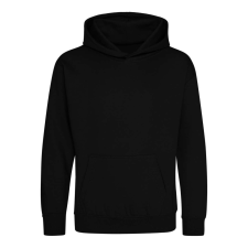 Just Hoods Gyerek kapucnis pulóver AWJH001J, Deep Black-9/11 gyerek pulóver, kardigán