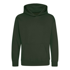 Just Hoods Gyerek kapucnis pulóver AWJH001J, Forest Green-1/2 gyerek pulóver, kardigán