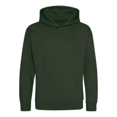 Just Hoods Gyerek kapucnis pulóver AWJH001J, Forest Green-7/8