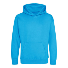 Just Hoods Gyerek kapucnis pulóver AWJH001J, Hawaiian Blue-12/13 gyerek pulóver, kardigán