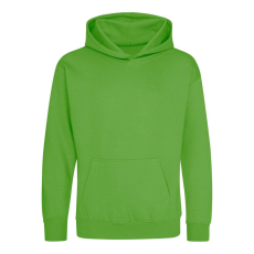 Just Hoods Gyerek kapucnis pulóver AWJH001J, Lime Green-12/13