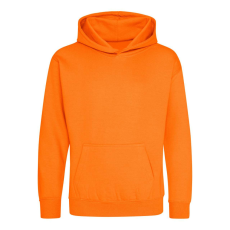 Just Hoods Gyerek kapucnis pulóver AWJH001J, Orange Crush-9/11