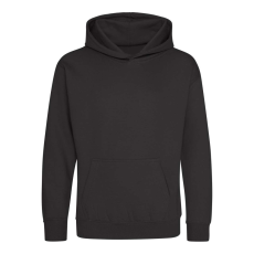 Just Hoods Gyerek kapucnis pulóver AWJH001J, Storm Grey-12/13