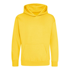 Just Hoods Gyerek kapucnis pulóver AWJH001J, Sun Yellow-1/2 gyerek pulóver, kardigán