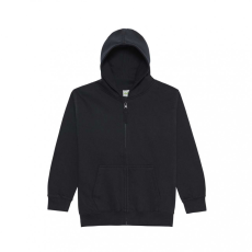 Just Hoods Gyerek kapucnis pulóver Just Hoods AWJH050J Kids Zoodie -12/13, Deep Black