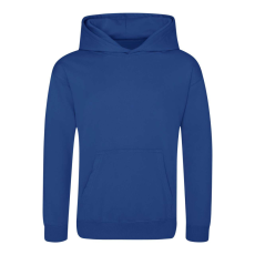 Just Hoods Gyerek poliészter sport kapucnis pulóver AWJH006J, Royal Blue-XL