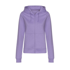 Just Hoods kapucnis Női pulóver, elején végig cipzárral AWJH050F, Digital Lavender-2XL