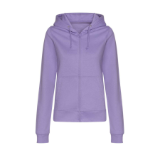 Just Hoods kapucnis Női pulóver, elején végig cipzárral AWJH050F, Digital Lavender-L női pulóver, kardigán
