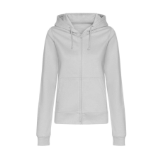 Just Hoods kapucnis Női pulóver, elején végig cipzárral AWJH050F, Heather Grey-M
