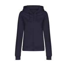 Just Hoods kapucnis Női pulóver, elején végig cipzárral AWJH050F, New French Navy-L