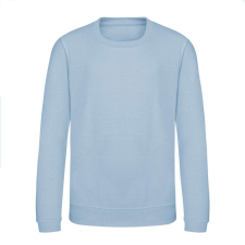 Just Hoods Környakas gyerek pulóver bolyhozott belsővel AWJH030J, Sky Blue-9/11 gyerek pulóver, kardigán