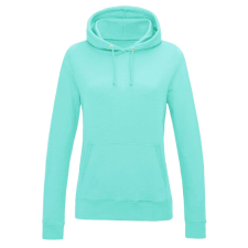 Just Hoods Női kapucnis pulóver bolyhozott belsővel AWJH001F, Peppermint-XL női pulóver, kardigán
