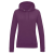 Just Hoods Női kapucnis pulóver bolyhozott belsővel AWJH001F, Plum-2XL