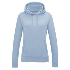 Just Hoods Női kapucnis pulóver bolyhozott belsővel AWJH001F, Sky Blue-XS női pulóver, kardigán