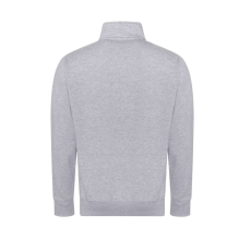 Just Hoods Uniszex cipzáros pulóver oldalsó zsebekkel AWJH147, Heather Grey-2XL