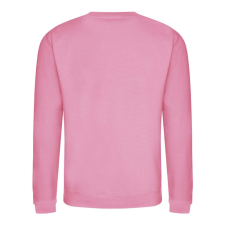 Just Hoods Uniszex hagyományos szabású kereknyakú pulóver AWJH030, Candyfloss Pink-XS férfi pulóver, kardigán