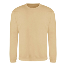 Just Hoods Uniszex hagyományos szabású kereknyakú pulóver AWJH030, Desert Sand-M