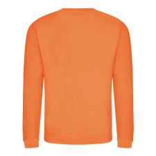 Just Hoods Uniszex hagyományos szabású kereknyakú pulóver AWJH030, Orange Crush-XS férfi pulóver, kardigán