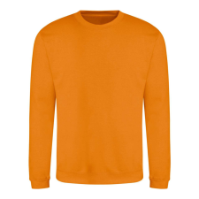 Just Hoods Uniszex hagyományos szabású kereknyakú pulóver AWJH030, Pumpkin Pie-XS férfi pulóver, kardigán