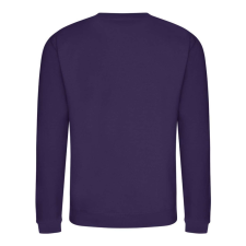 Just Hoods Uniszex hagyományos szabású kereknyakú pulóver AWJH030, Purple-M férfi pulóver, kardigán