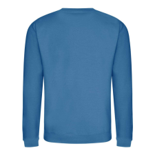 Just Hoods Uniszex hagyományos szabású kereknyakú pulóver AWJH030, Sapphire Blue-3XL férfi pulóver, kardigán