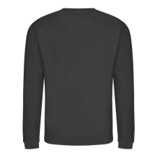 Just Hoods Uniszex hagyományos szabású kereknyakú pulóver AWJH030, Storm Grey-L férfi pulóver, kardigán