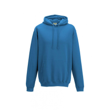 Just Hoods Uniszex kapucnis pulóver Just Hoods AWJH001 College Hoodie -L, Hawaiian Blue női pulóver, kardigán