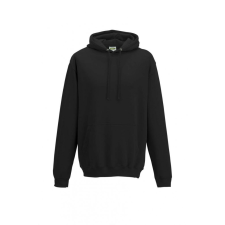 Just Hoods Uniszex kapucnis pulóver Just Hoods AWJH001 College Hoodie -S, Black Smoke női pulóver, kardigán