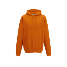 Just Hoods Uniszex kapucnis pulóver Just Hoods AWJH001 College Hoodie -XL, Pumpkin Pie női pulóver, kardigán