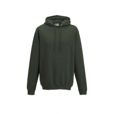 Just Hoods Uniszex kapucnis pulóver Just Hoods AWJH001 College Hoodie -XS, Olive Green női pulóver, kardigán