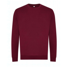 Just Hoods Uniszex kapucnis pulóver Just Hoods AWJH230 Organic Sweat -2XL, Burgundy